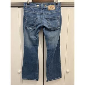 VTG Y2K True Religion Size 29 Women's Jeans w/Suspender Buttons, MADE IN USA